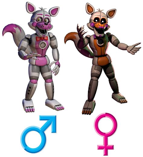 funtime foxy and lolbit|what is lolbits gender.